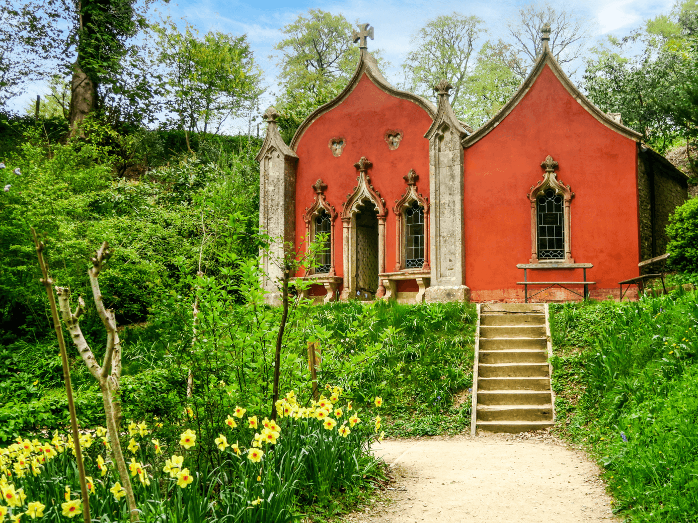 Painswick Rococo Garden in the Cotswolds