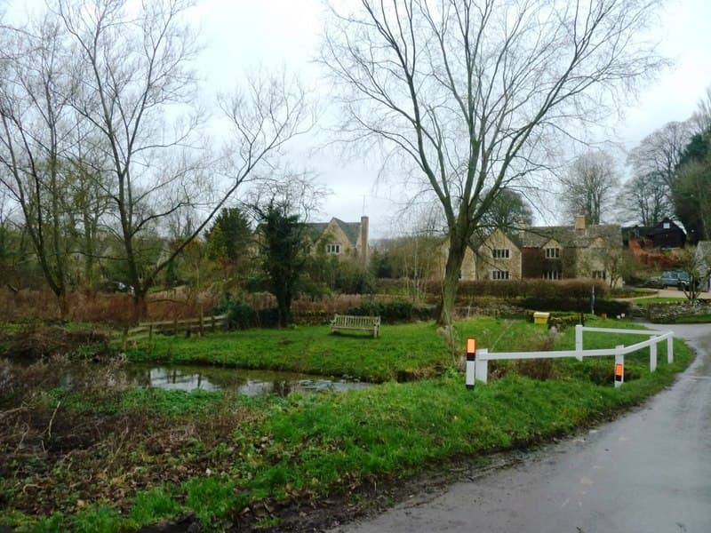 Lower to Upper Slaughter Riverside Walk, country walk in Lower Slaughter